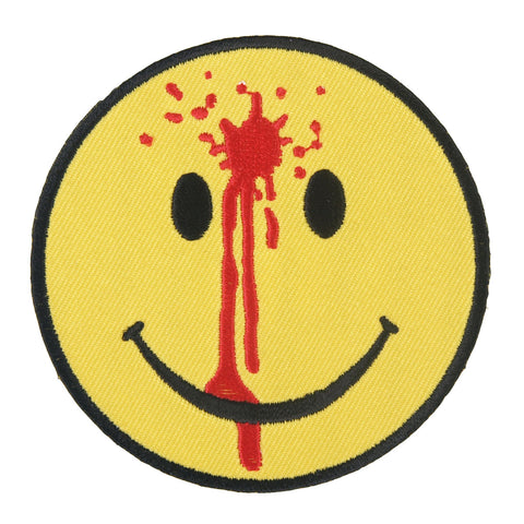 Hot Leathers PPL9328 Smiley Face Bullet Hole Embroidered 3 x 3 Patch